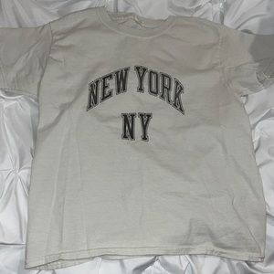 New york cropped tshirt